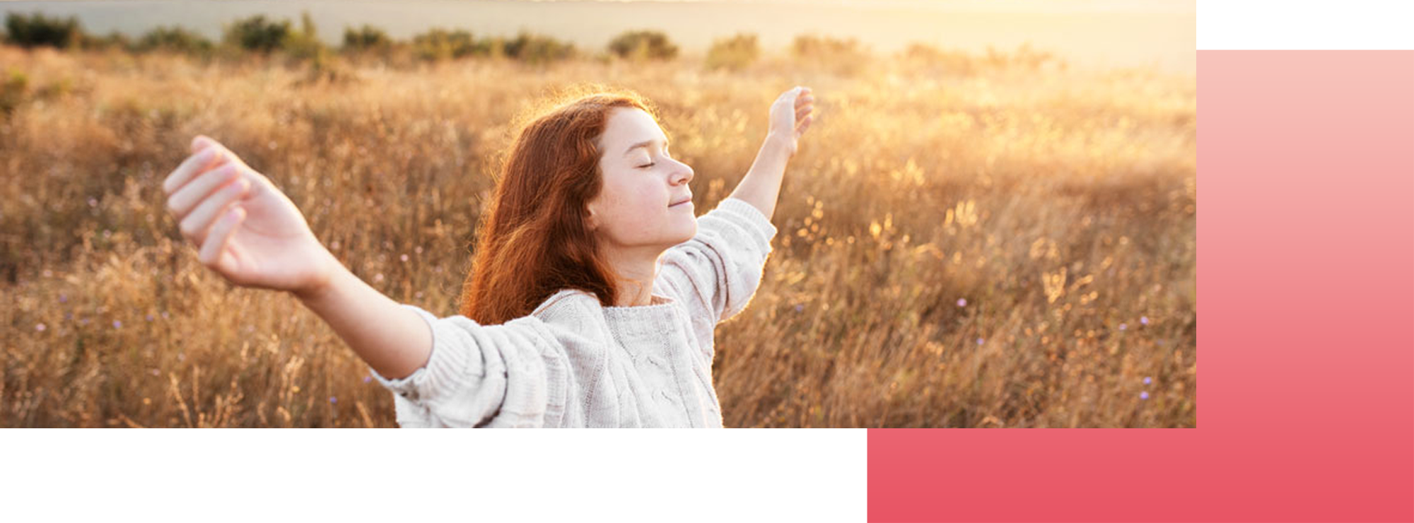 リラックス女性画像